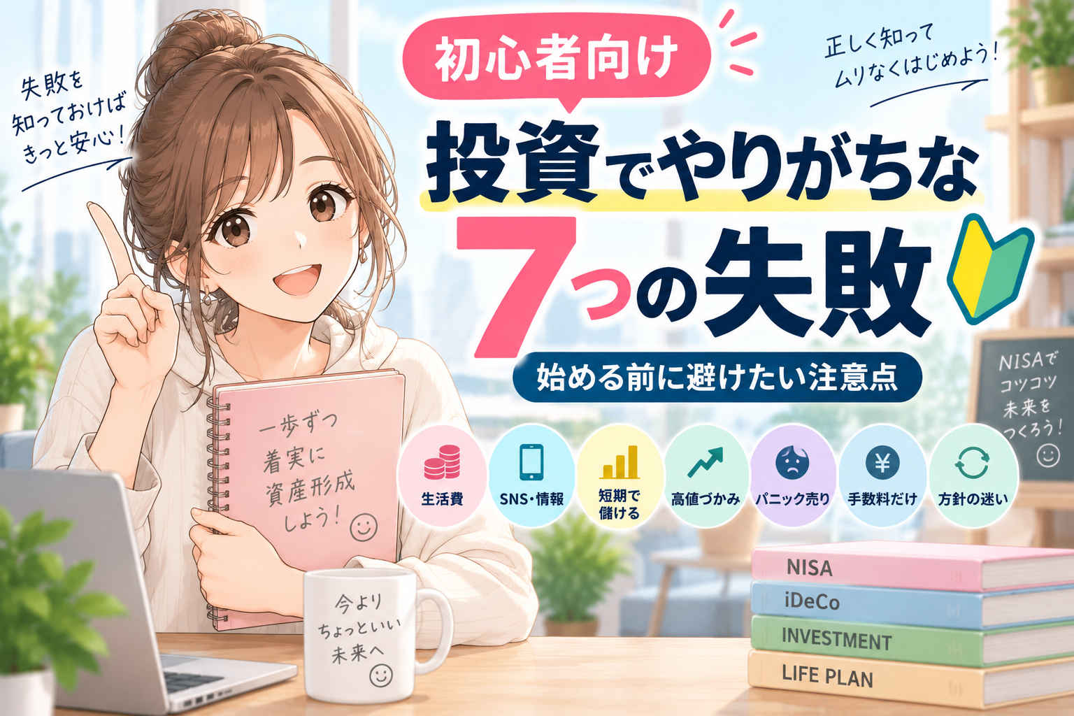 投資でやりがちな７つの失敗