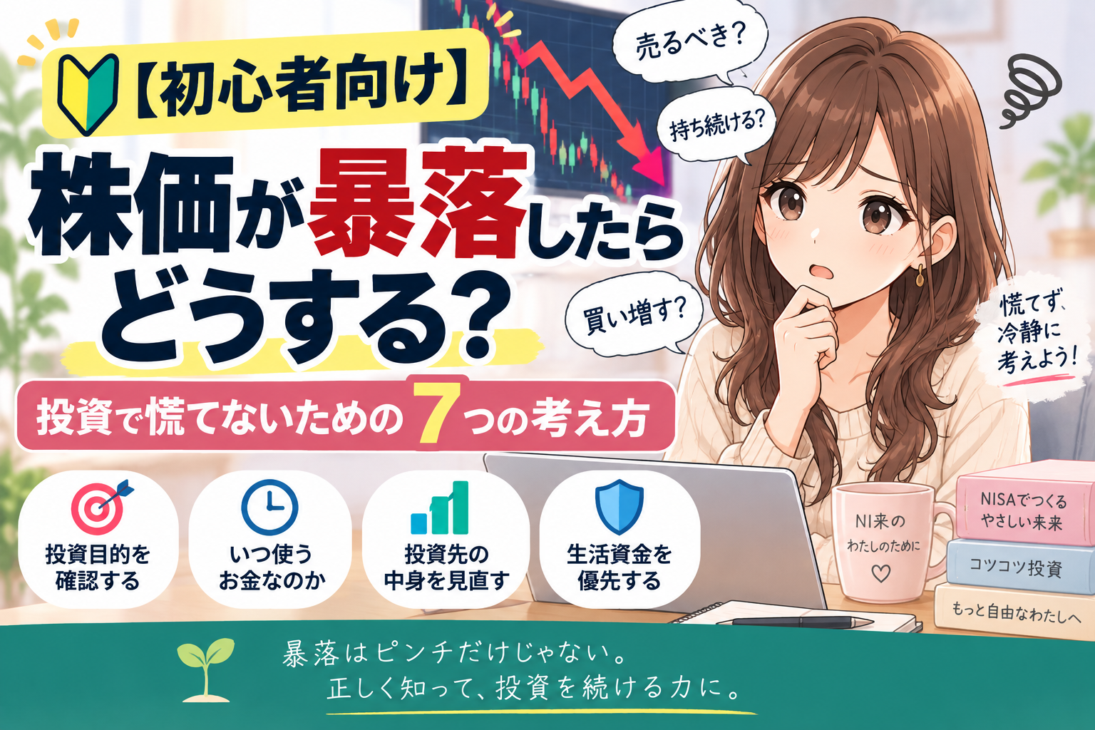株価が暴落したらどうする？