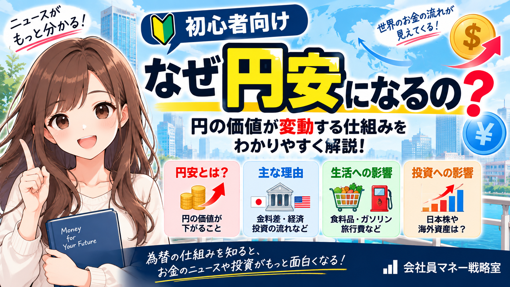 「なぜ円安になるの？」を初心者向けに解説