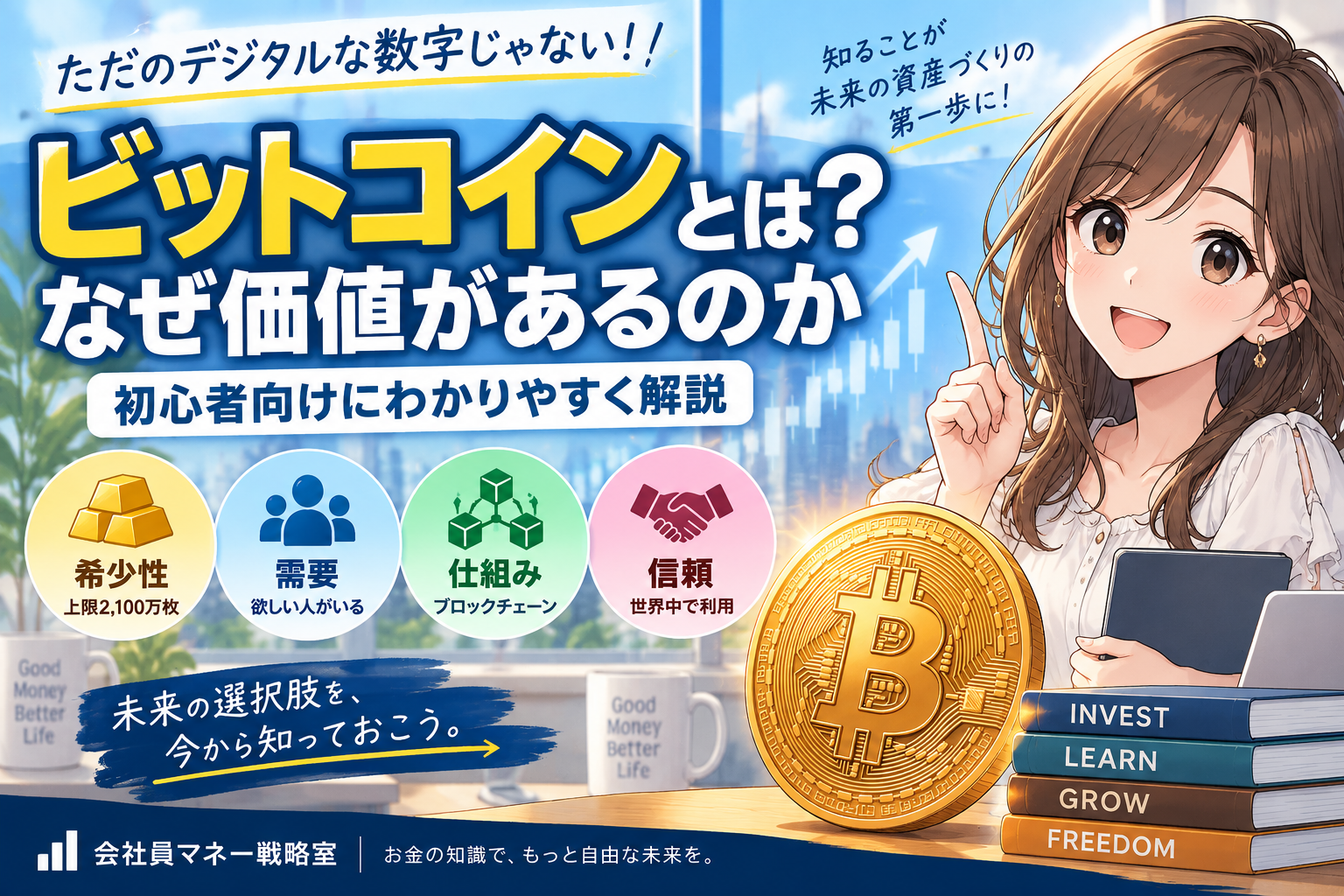 ビットコインの希少性・需要・仕組み・信頼を解説