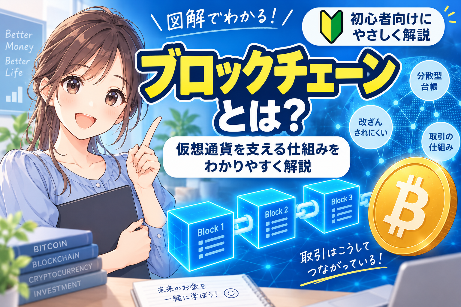 ブロックチェーンの仕組みを解説